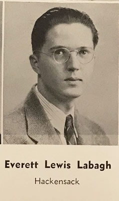 Everett Lewis Labagh yearbook photo 1942